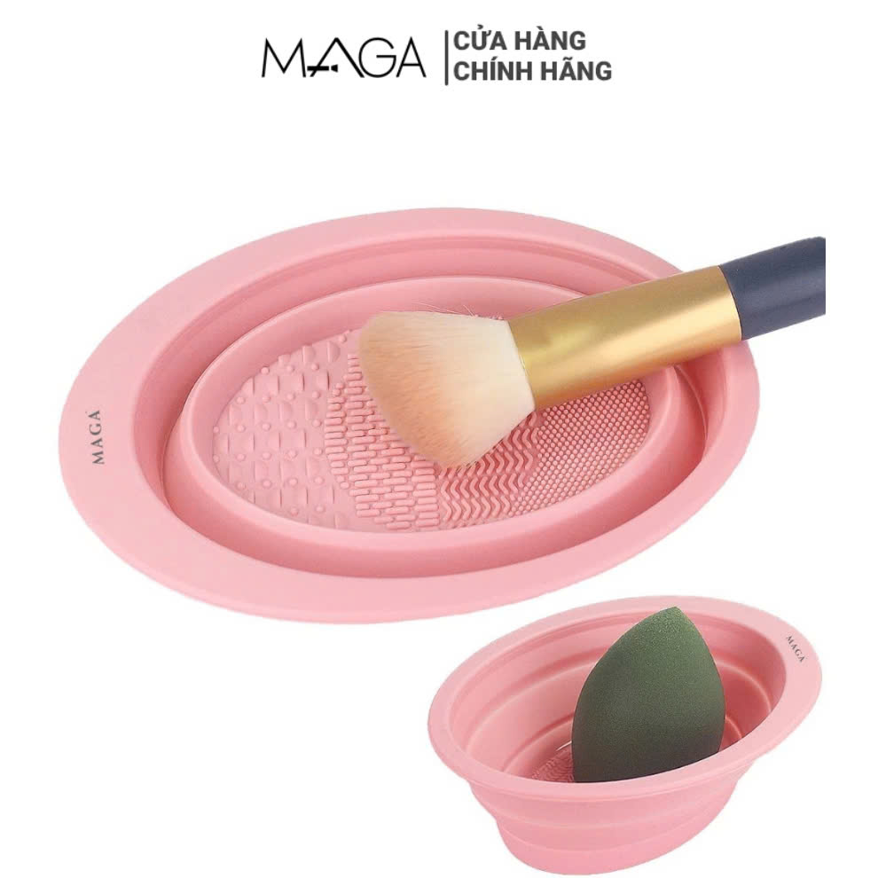 Bát Vệ Sinh Cọ Silicone Gấp Gọn MAGA MA71